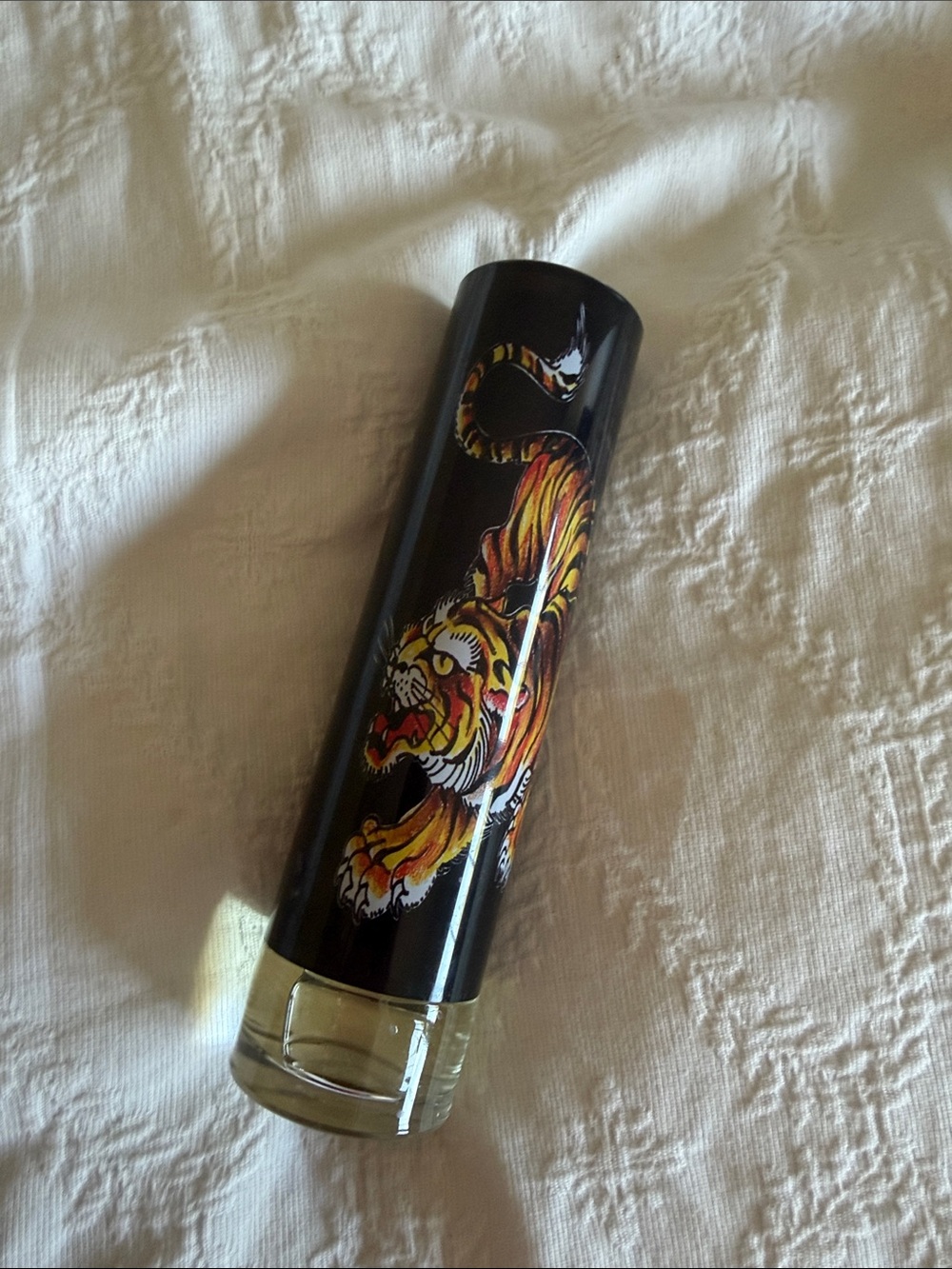 Ed Hardy Gold and Black Eau de Toilette Bottle Base